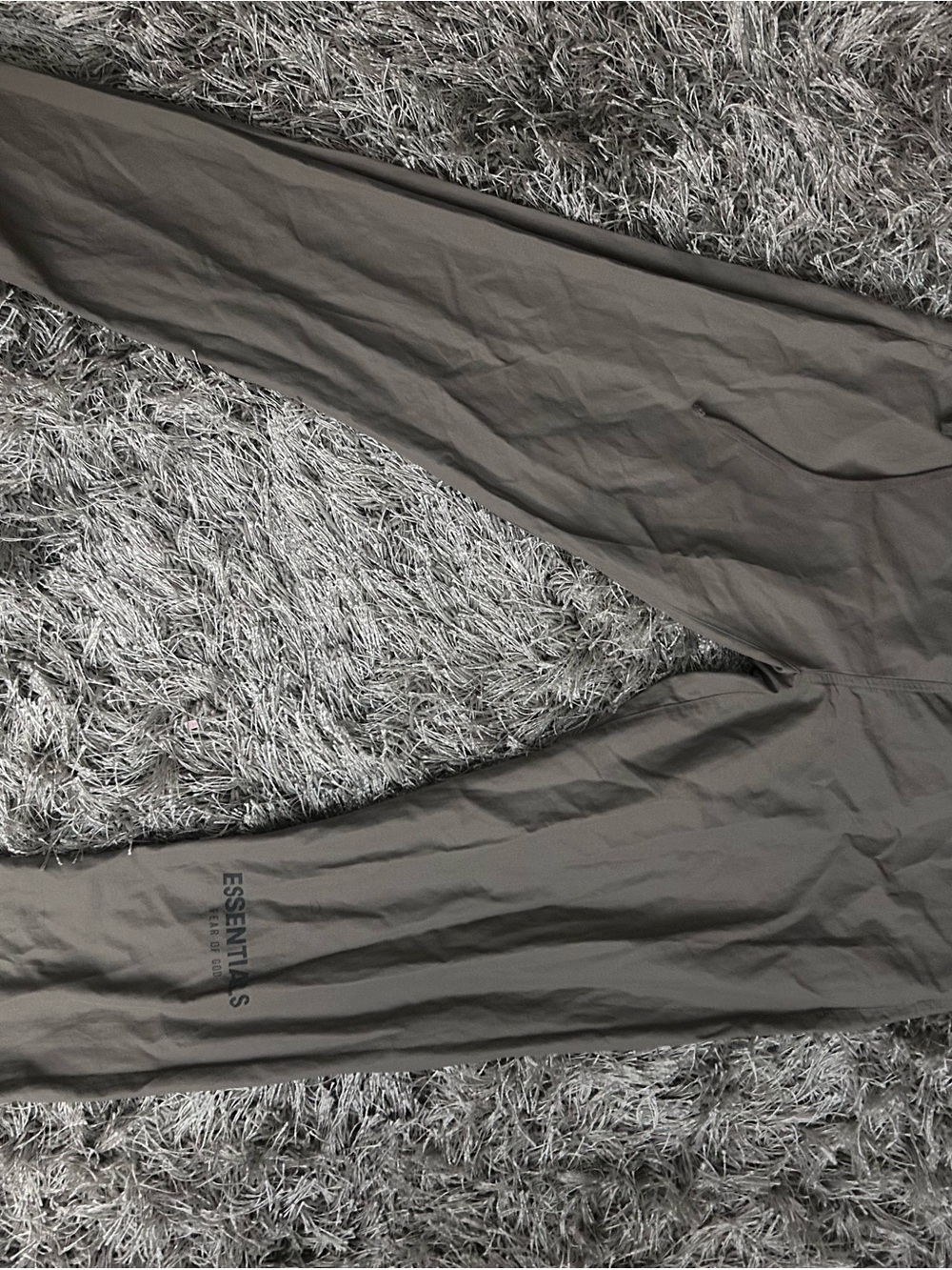 Essentials Men's Charcoal Gray Windbreaker Joggers